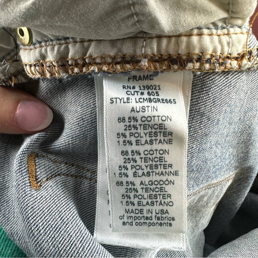 Frame Le Crop Mini Boot In Austin Color Block Siz… - image 8